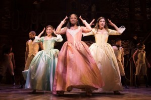 We chat to <em>Hamilton</em>'s Schuyler Sisters plus first look at footage from the show